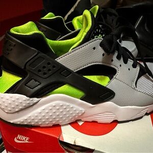 Nike Black and Gray Sneakers with Chunky Sole